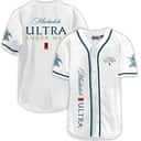 Michelob ULTRA Amber Max Beer Baseball Jersey Michelob ULTRA Amber Max Beer Baseball Jersey
