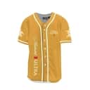 Michelob ULTRA Pure Gold Baseball Jersey Beer Lovers Gift