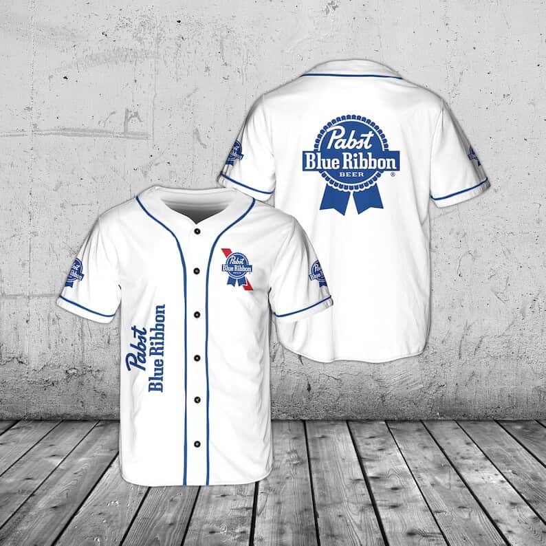 Pabst Blue Ribbon Beer Baseball Jersey Gift For Best Friend Pabst Blue Ribbon Beer Baseball Jersey Gift For Best Friend
