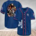 Horror Characters Pabst Blue Ribbon Beer Baseball Jersey Horror Characters Pabst Blue Ribbon Beer Baseball Jersey
