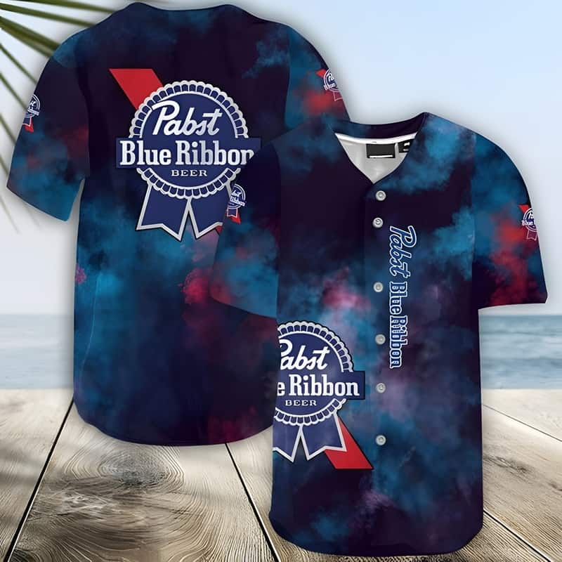 Pabst Blue Ribbon Baseball Jersey Best Gift For Beer Lovers Pabst Blue Ribbon Baseball Jersey Best Gift For Beer Lovers