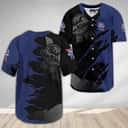 Pabst Blue Ribbon Baseball Jersey Metal Crack Pattern Pabst Blue Ribbon Baseball Jersey Metal Crack Pattern