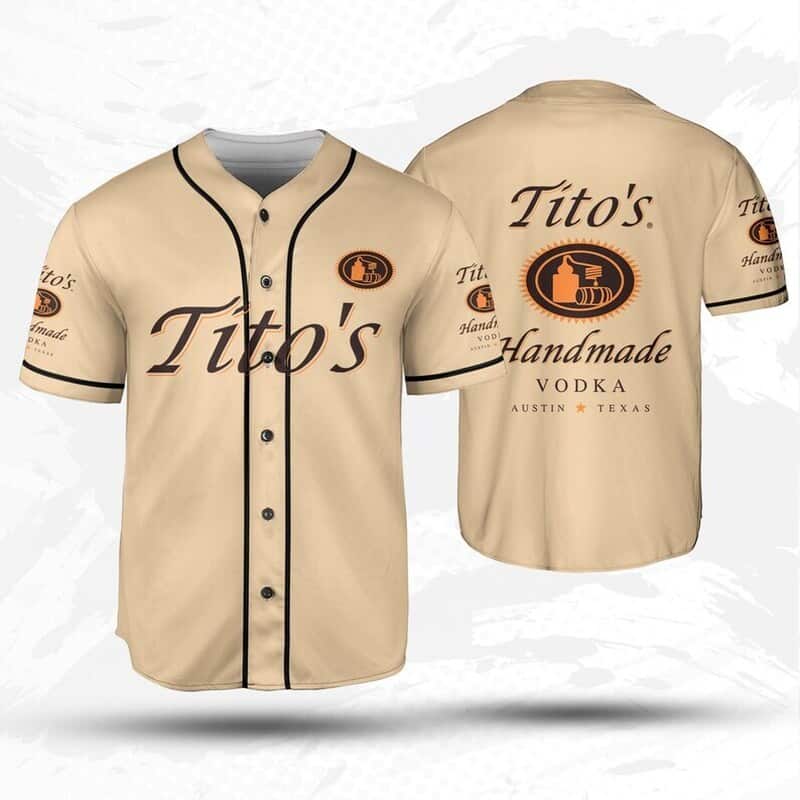 Classic Tito&rsquo;s Vodka Baseball Jersey Gift For Sporty Husband