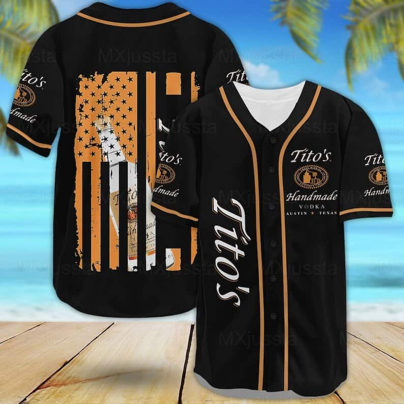 Tito's Vodka Baseball Jersey Gift For Sporty Husband