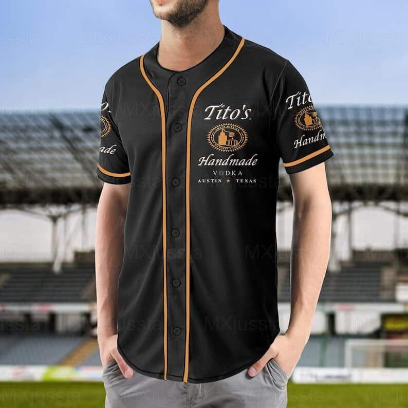 Tito's Vodka Baseball Jersey Gift For Sporty Husband Tito's Vodka Baseball Jersey Gift For Sporty Husband