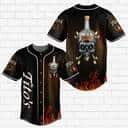 Tito's Vodka Skull Baseball Jersey Gift For Sport Dad