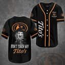 Don't Touch My Tito's Baseball Jersey Gift For Vodka Lovers Freddy Krueger