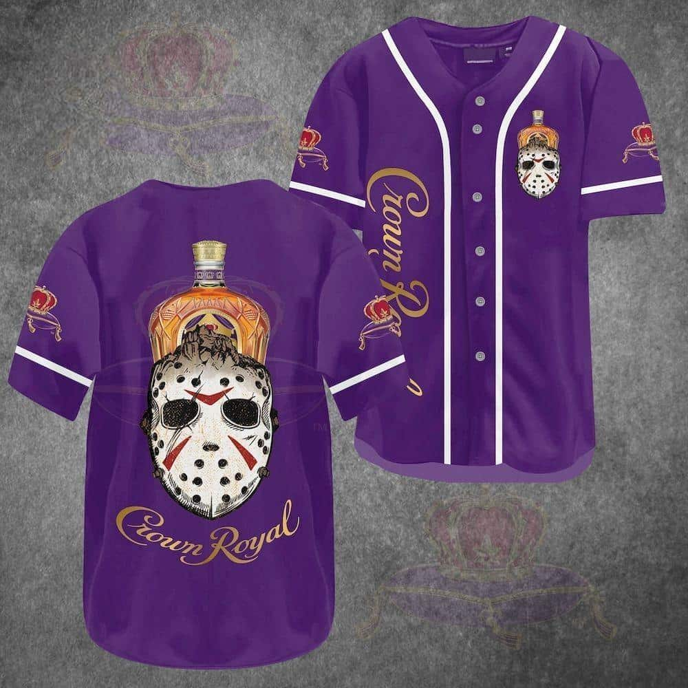 Jason Voorhees Crown Royal Baseball Jersey Gift For Sport Dad