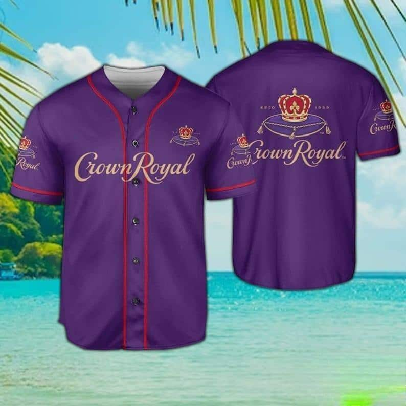 Crown Royal Baseball Jersey Gift For Sport Dad