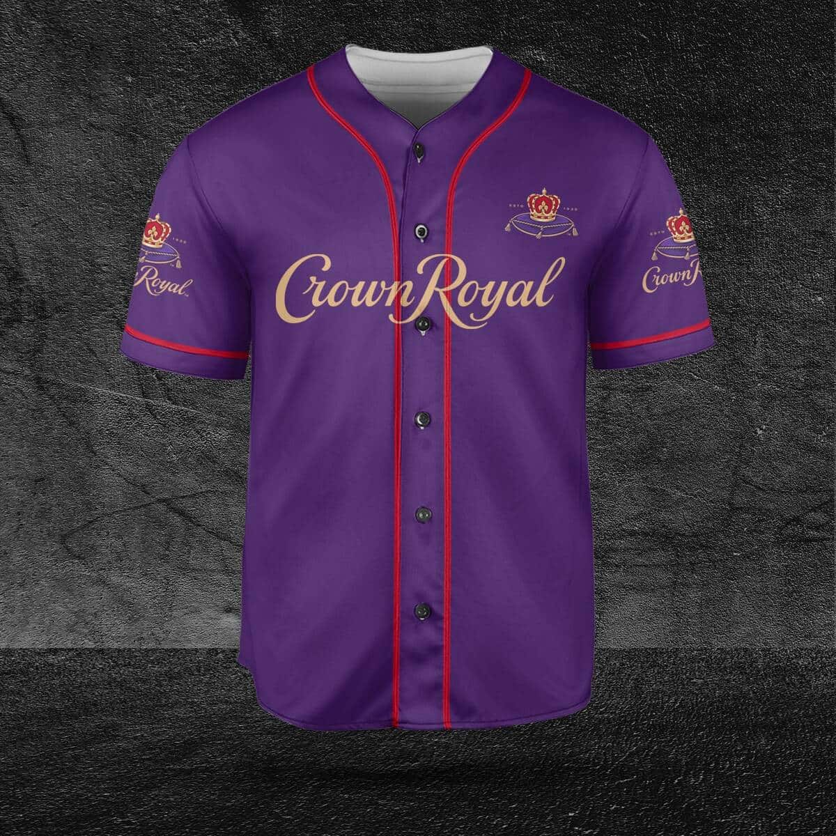 Crown Royal Whisky Baseball Jersey Gift For Sport Dad Crown Royal Whisky Baseball Jersey Gift For Sport Dad