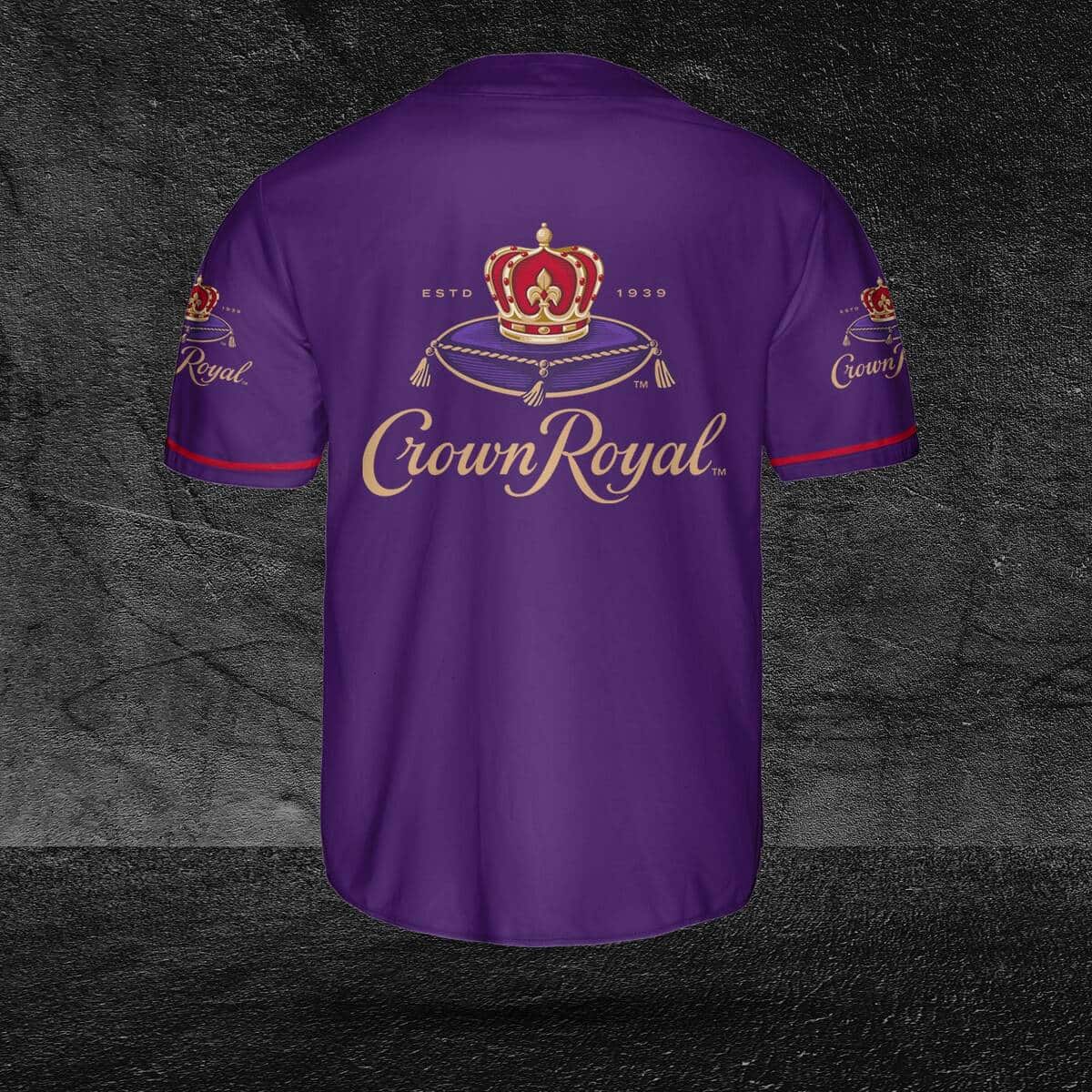 Crown Royal Whisky Baseball Jersey Gift For Sport Dad Crown Royal Whisky Baseball Jersey Gift For Sport Dad