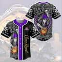 Crown Royal Whisky Baseball Jersey Swag Skull All Over Print Mandala Pattern
