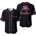 Black Crown Royal Baseball Jersey Whisky Lovers Gift