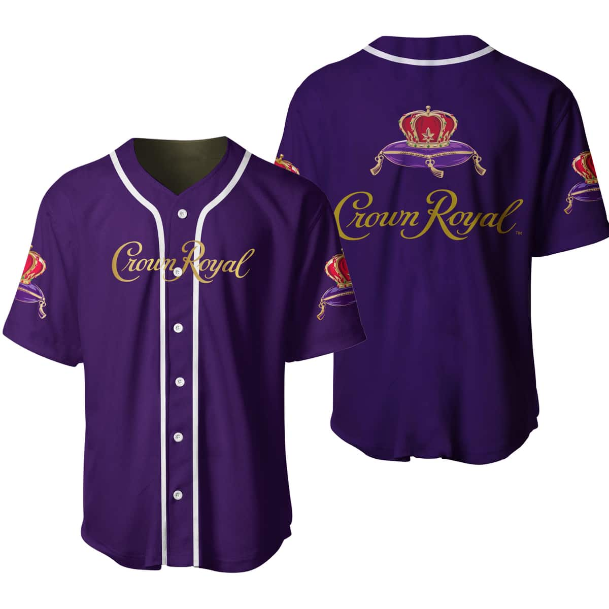 Basic Crown Royal Baseball Jersey Gift For Sport Dad