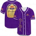 Purple Crown Royal Baseball Jersey Gift For Sporty Boyfriend Purple Crown Royal Baseball Jersey Gift For Sporty Boyfriend