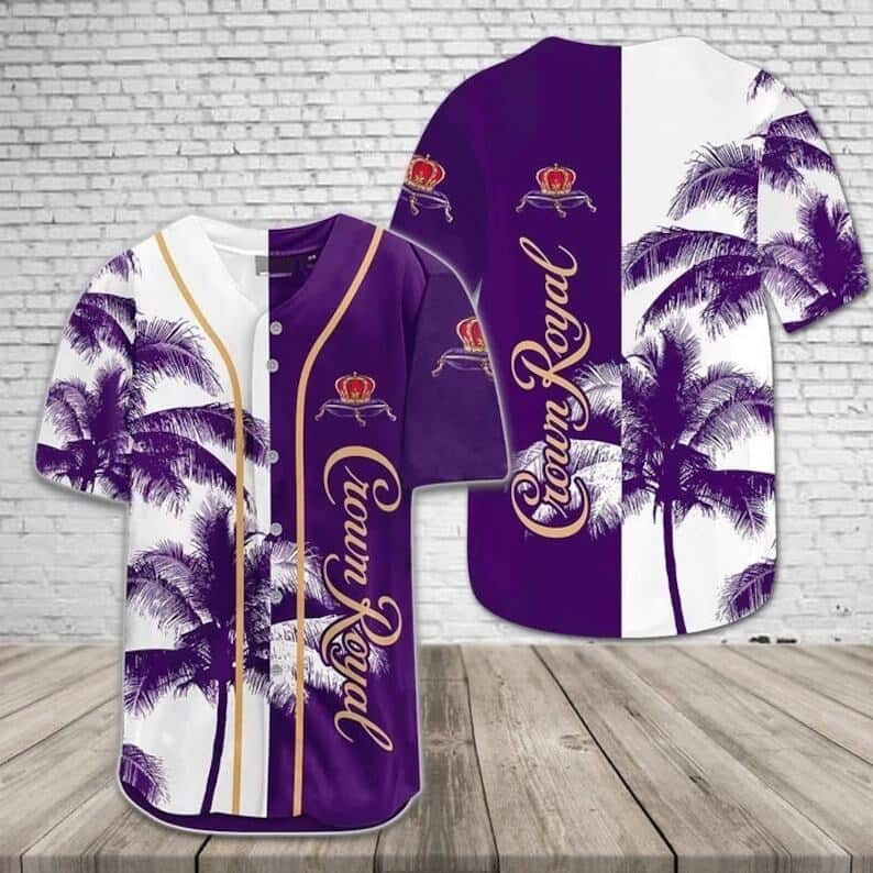 Vintage Crown Royal Baseball Jersey Gift For Sport Dad