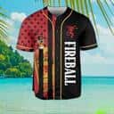 Fireball US Baseball Jersey Gift For Whisky Lovers Tastes Like Heaven Burns Like Hell Fireball US Baseball Jersey Gift For Whisky Lovers Tastes Like Heaven Burns Like Hell