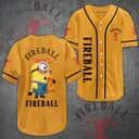 Minions Fireball Baseball Jersey Gift For Sporty Husband Minions Fireball Baseball Jersey Gift For Sporty Husband