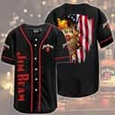 Jim Beam Baseball Jersey US Flag Gift For Whiskey Lovers