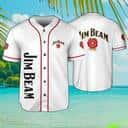 White Jim Beam Whiskey Baseball Jersey Gift For Sport Dad White Jim Beam Whiskey Baseball Jersey Gift For Sport Dad