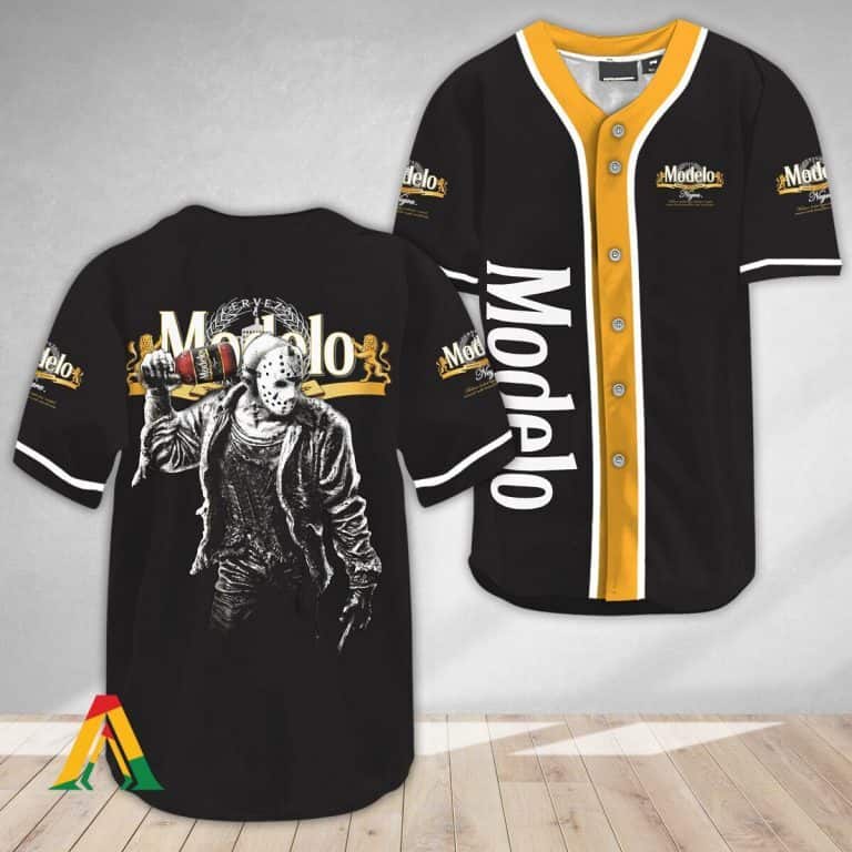 Jason Voorhees Modelo Baseball Jersey Beer Lovers Gift Jason Voorhees Modelo Baseball Jersey Beer Lovers Gift