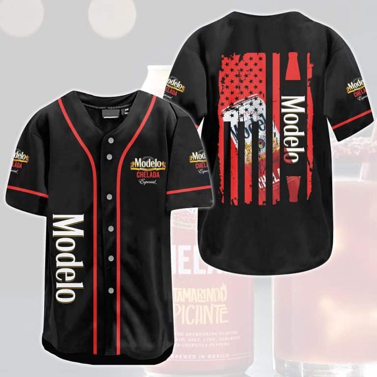 Modelo Beer Flag Baseball Jersey Best Gift For Beer Lovers Modelo Beer Flag Baseball Jersey Best Gift For Beer Lovers