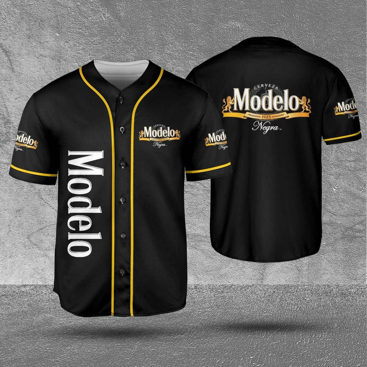 Black Modelo Negra Beer Baseball Jersey Sports Gift For Dad