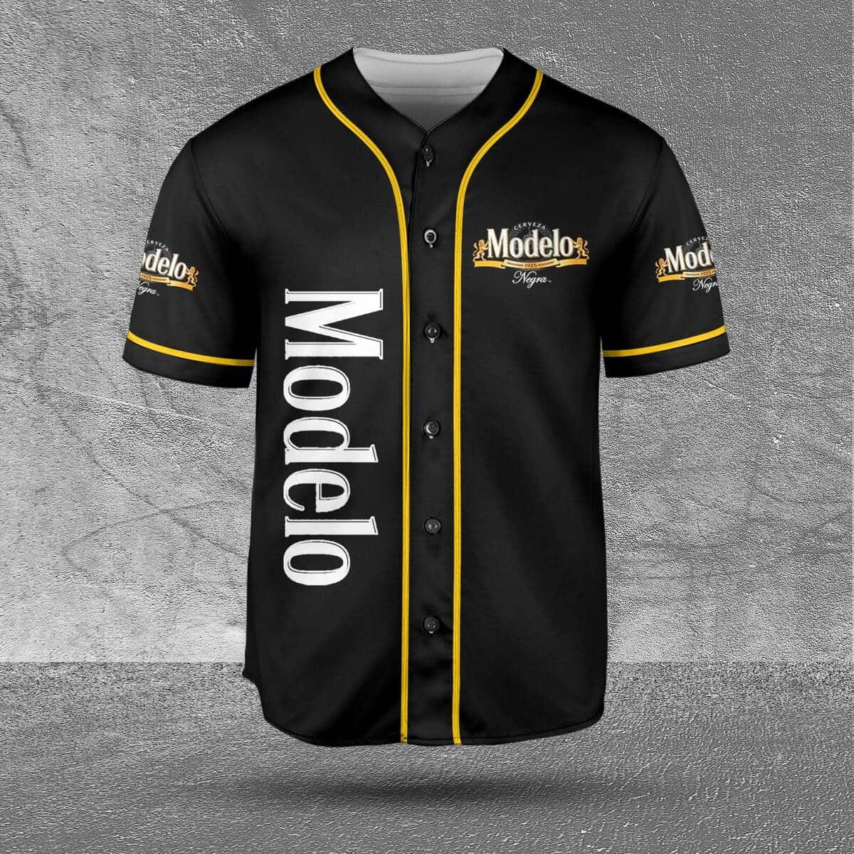 Black Modelo Negra Beer Baseball Jersey Sports Gift For Dad Black Modelo Negra Beer Baseball Jersey Sports Gift For Dad