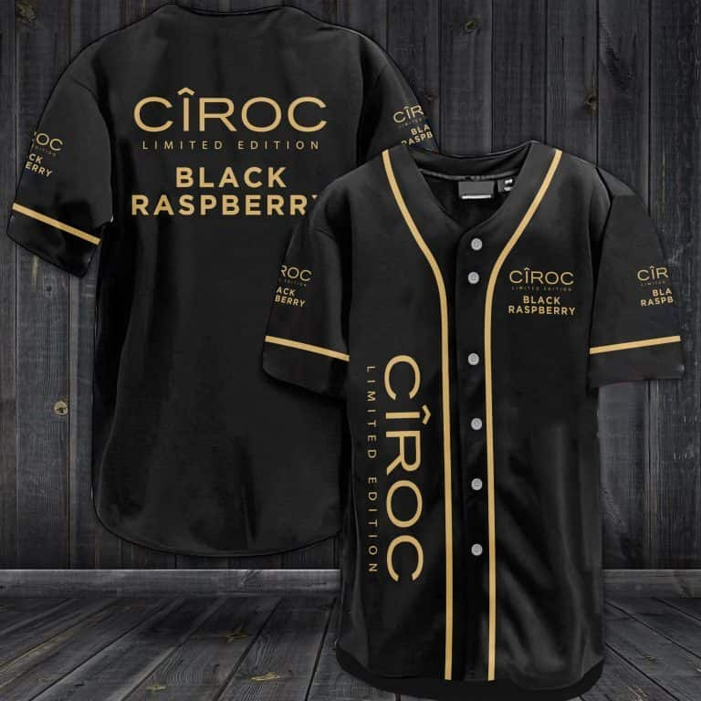 Black Raspberry Ciroc Baseball Jersey Gift For Vodka Lovers