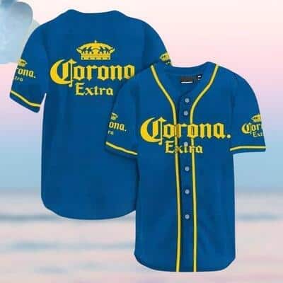 Corona Extra Baseball Jersey Gift For Sporty Husband Corona Extra Baseball Jersey Gift For Sporty Husband