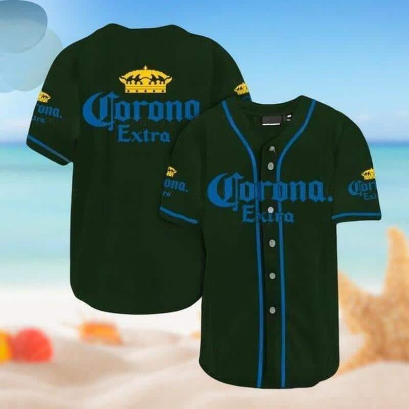 Corona Extra Beer Baseball Jersey Gift For Sporty Husband Corona Extra Beer Baseball Jersey Gift For Sporty Husband
