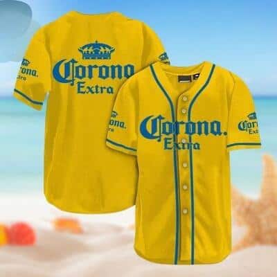 Corona Extra Beer Baseball Jersey Gift For Baseball Fans Corona Extra Beer Baseball Jersey Gift For Baseball Fans