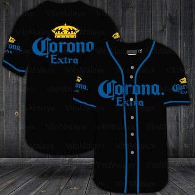 Black Corona Extra Baseball Jersey Gift For Beer Lovers Black Corona Extra Baseball Jersey Gift For Beer Lovers