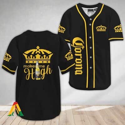 Corona Extra Make Me High Baseball Jersey Corona Extra Make Me High Baseball Jersey