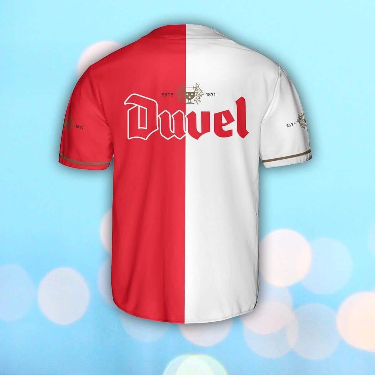 Duvel Beer Baseball Jersey Gift For Sporty Husband Duvel Beer Baseball Jersey Gift For Sporty Husband