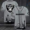 NFL Las Vegas Raiders Baseball Jersey Statue of Liberty And Landmarks