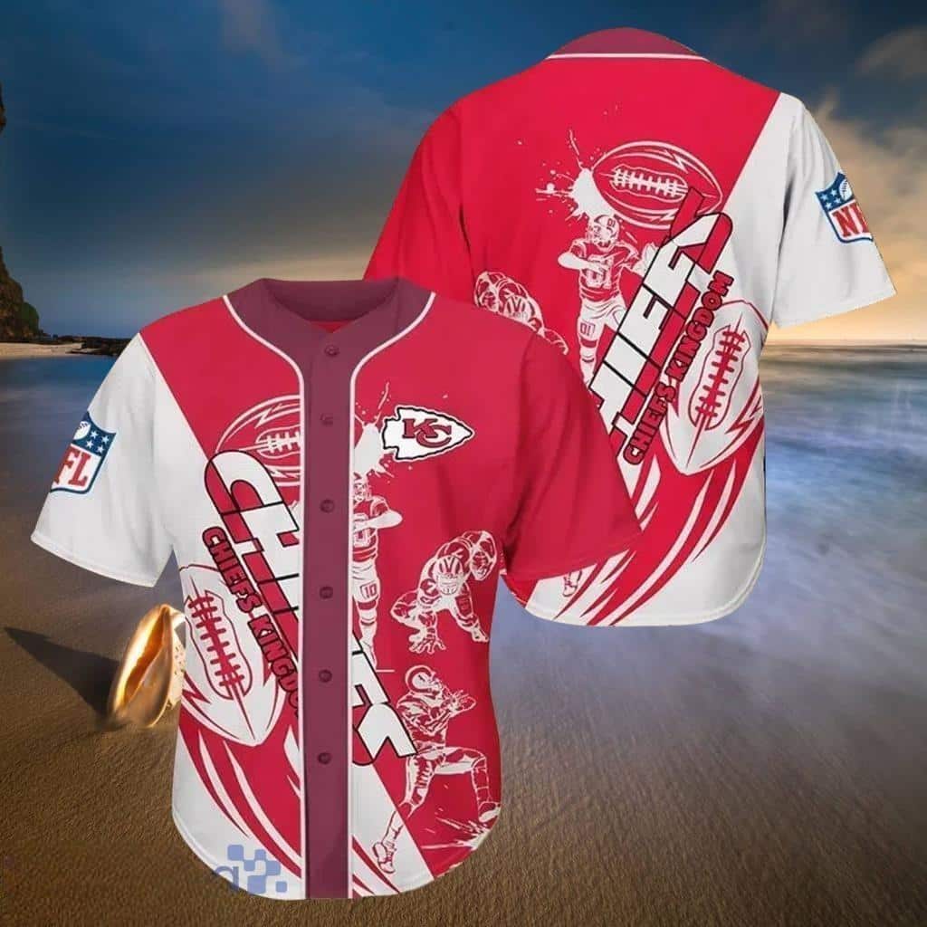 Kansas City Chiefs NFL Baseball Jersey Gift For Sport Dad Kansas City Chiefs NFL Baseball Jersey Gift For Sport Dad