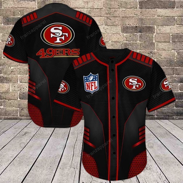 NFL San Francisco 49ers Baseball Jersey Gift For Sport Dad