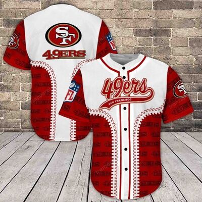 San Francisco 49ers Baseball Jersey Gift For NFL Fans