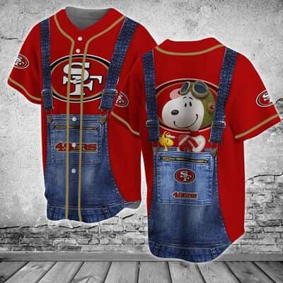 Cool San Francisco 49ers Baseball Jersey Gift For NFL Fans Cool San Francisco 49ers Baseball Jersey Gift For NFL Fans