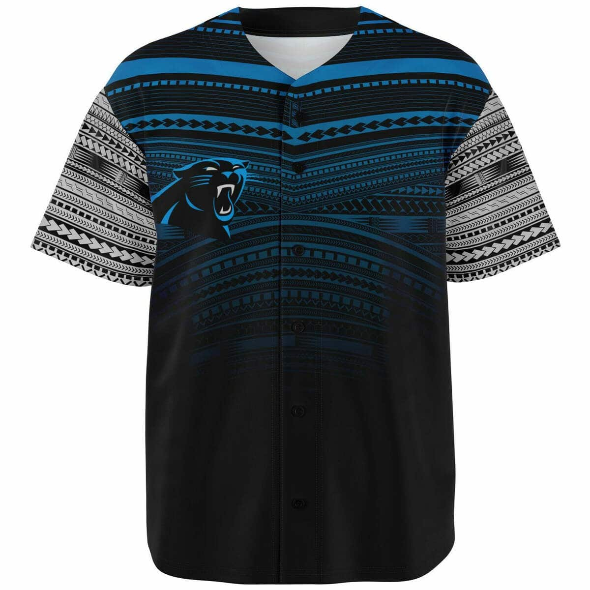 Polynesian NFL Carolina Panthers Baseball Jersey