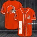 Personalized NFL Cleveland Browns Baseball Jersey Gift For Football Fans Custom Name