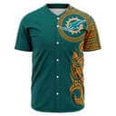 Polynesian NFL Miami Dolphins Baseball Jersey Gift For Football Fans