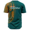 Polynesian NFL Miami Dolphins Baseball Jersey Gift For Football Fans