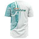 Polynesian NFL Miami Dolphins Baseball Jersey Gift For Football Players Polynesian NFL Miami Dolphins Baseball Jersey Gift For Football Players