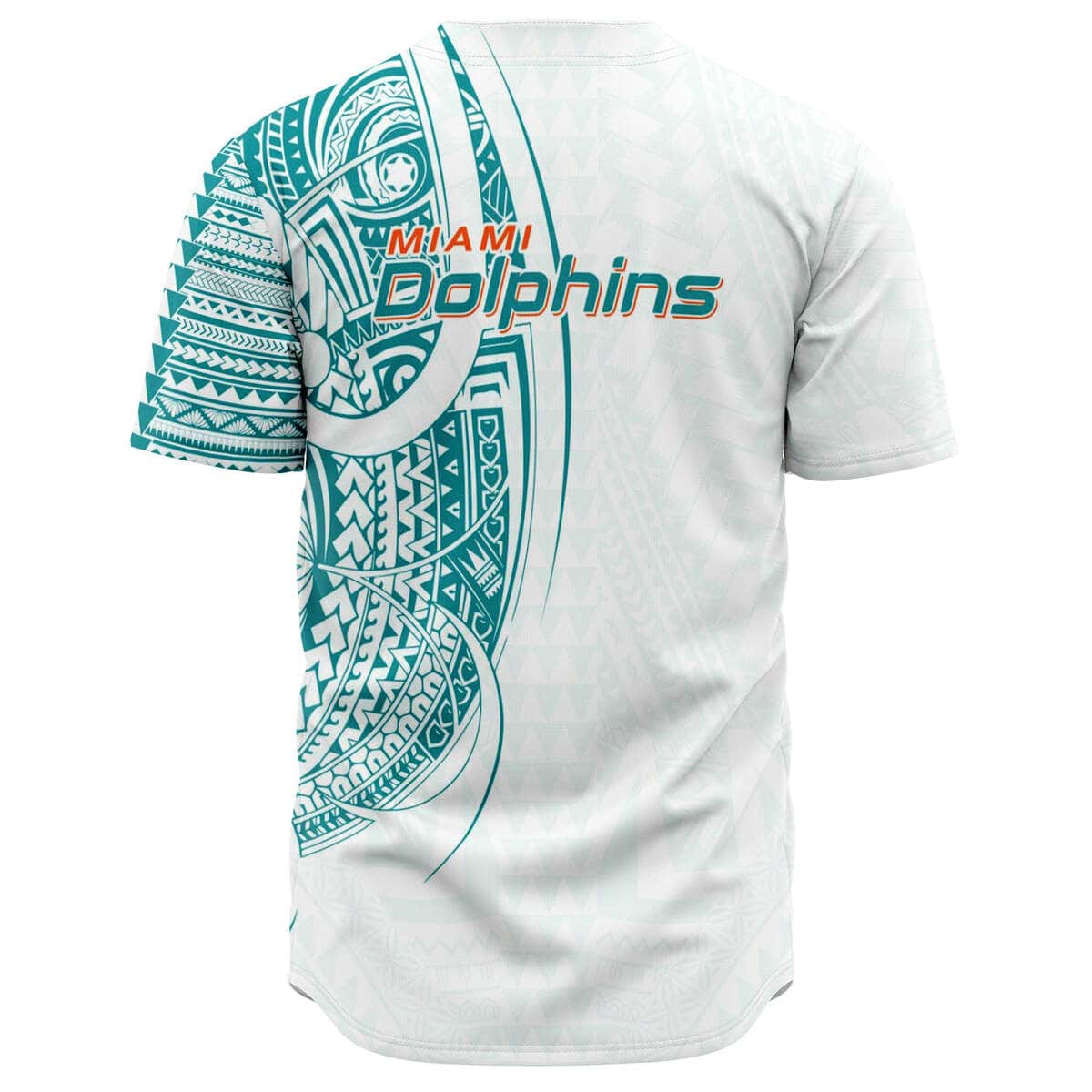 Polynesian NFL Miami Dolphins Baseball Jersey Gift For Football Players Polynesian NFL Miami Dolphins Baseball Jersey Gift For Football Players