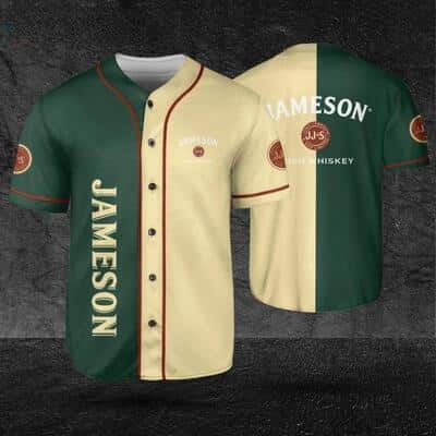 Jameson Irish Whiskey Baseball Jersey Sports Gift For Him