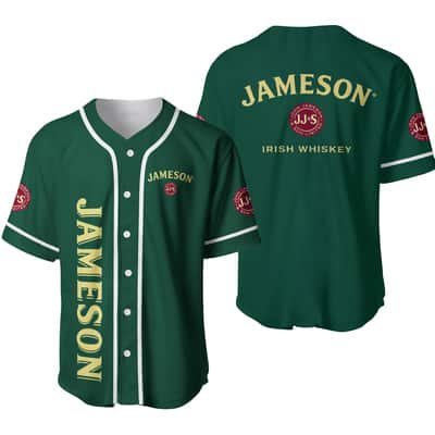 Jameson Irish Whiskey Baseball Jersey Gift For Sporty Husband Jameson Irish Whiskey Baseball Jersey Gift For Sporty Husband