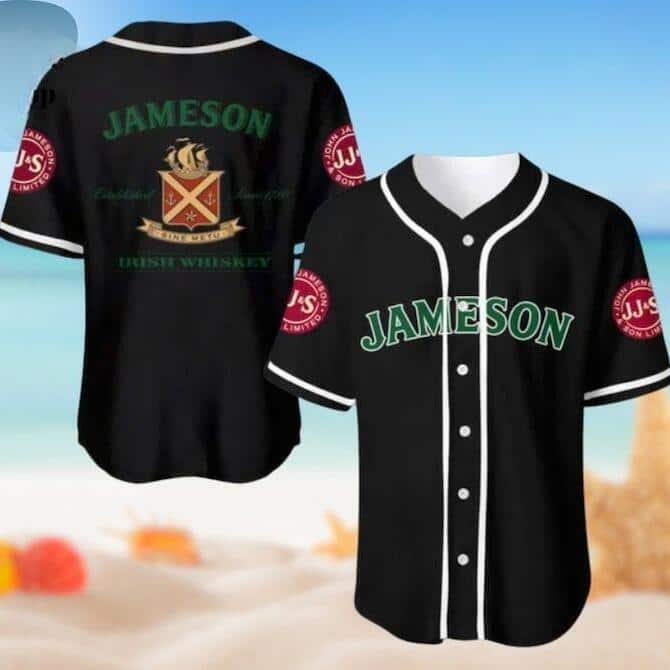 Jameson Irish Whiskey Baseball Jersey Gift For Sporty Boyfriend Jameson Irish Whiskey Baseball Jersey Gift For Sporty Boyfriend