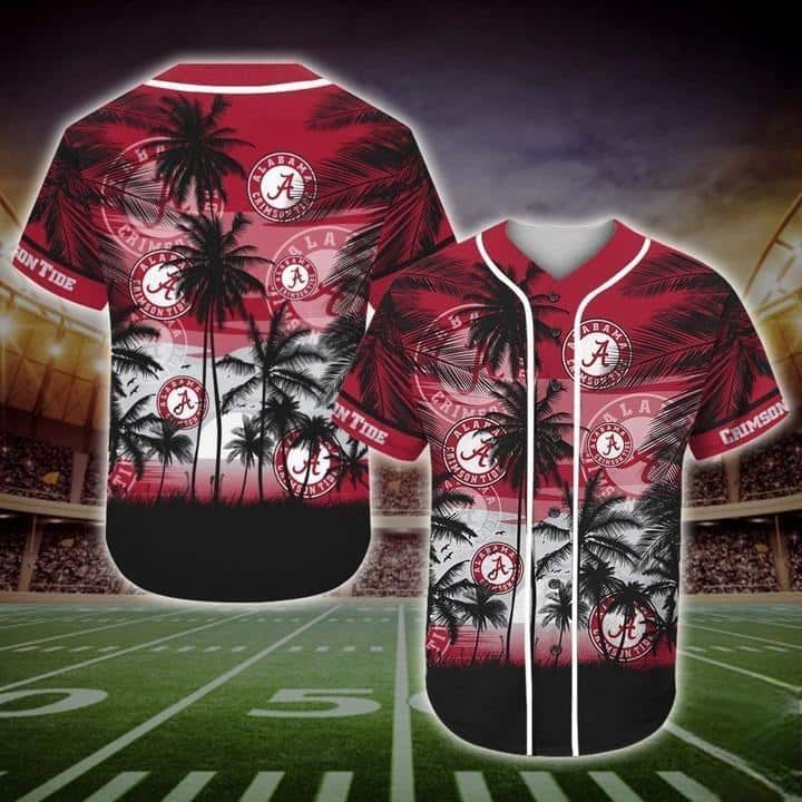 Vintage NCAA Alabama Crimson Tide Baseball Jersey Gift For Football Fans Vintage NCAA Alabama Crimson Tide Baseball Jersey Gift For Football Fans